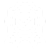White icon of a check mark reward on a light gray background