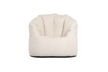 Boston Tub Corduroy Bean Bags Large Vanilla