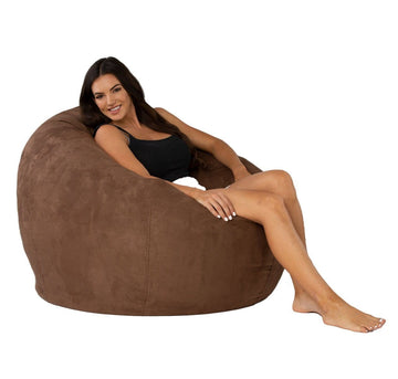 Cocoon Suede Bean Bag caramel